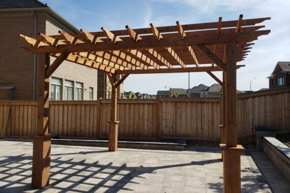 Custom Design 12x12 Pergola in Brampton