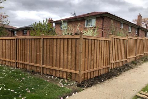 Pressure-treated (PT) wood fences