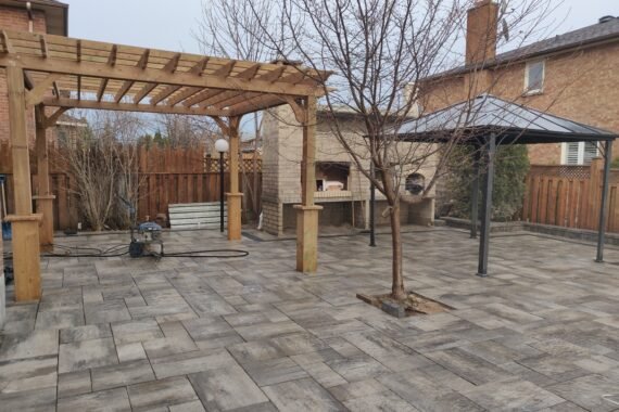 Custom Design Pergola 12x12 PT Wood