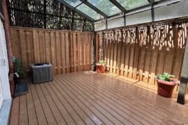 Deck, Fence and Decorative Screen Panel Application in Toronto